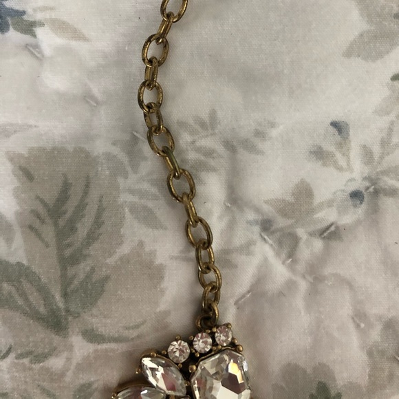J Crew Factory Rhinestone Statement Necklace - Picture 3 of 6
